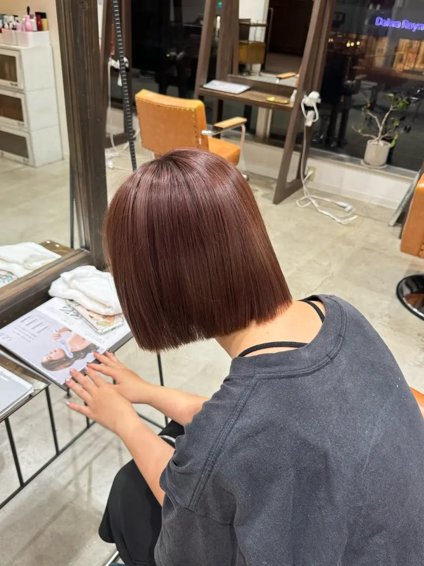 パーマ ストレートパーマ 新村 美咲のヘアスタイル