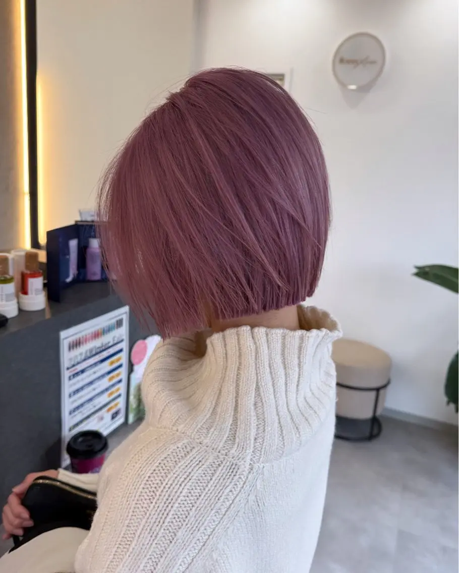 ショート ヘアカラー トリートメント RIENS♡xrea 山本優舞のヘアスタイル