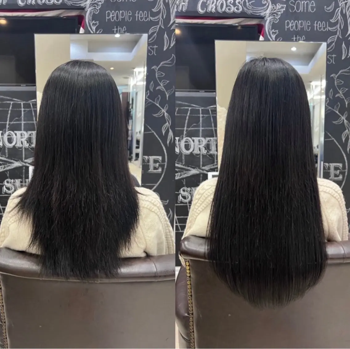 ロング カラー ANKH CROSS ゆうかのヘアスタイル