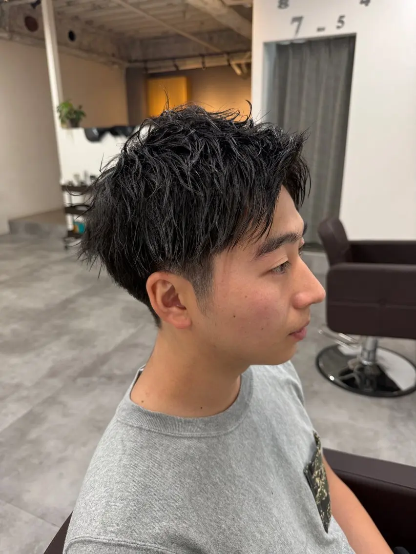 メンズ メンズパーマ 渡辺 皐志 Li's 布施のヘアスタイル