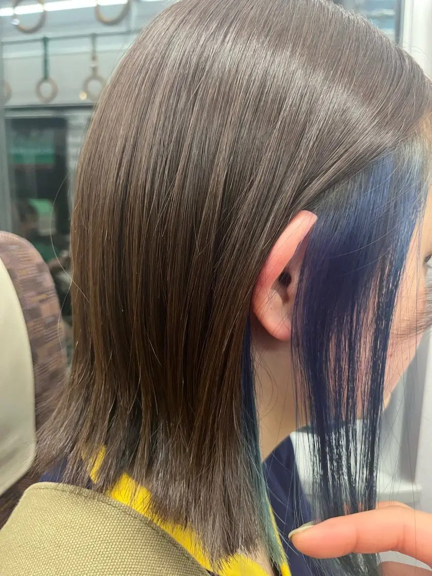 🌈インナーカラー🌈➕カラー🌿➕カット💇‍♀️➕クイックトリートメント✨💞🫧の写真