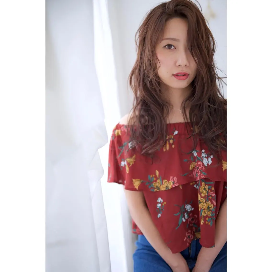 ロング カラー イルミナカラー ロング fio マナミのヘアスタイル