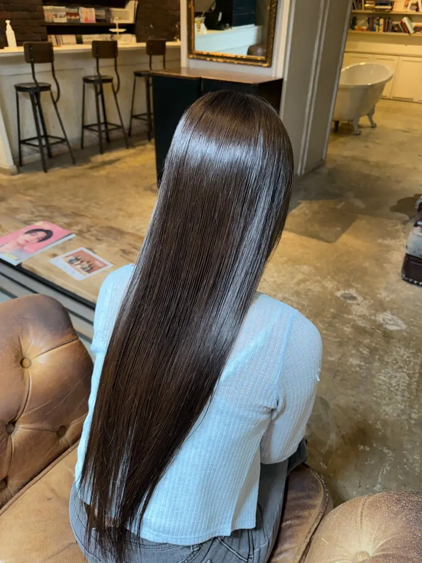 カラー ブラウンカラー ナチュラルブラウン ヘアカラー 💖撃！激！ 可愛カラーKAO💖のヘアスタイル