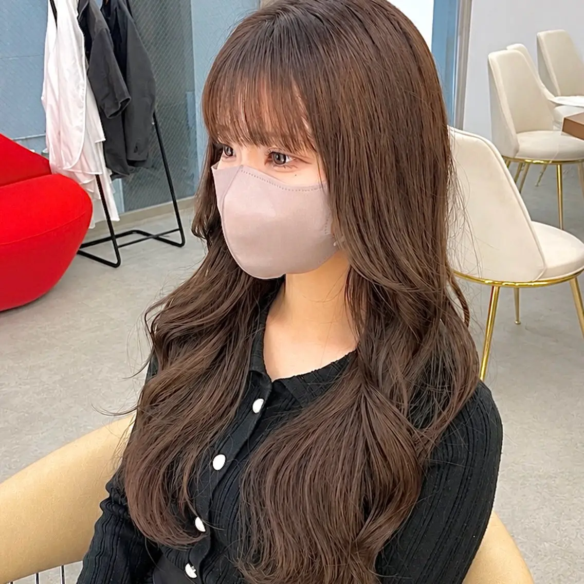 ロング カット ヘアカラー トリートメント 🎀髪質改善/透明感 /村松優斗🎀のヘアスタイル