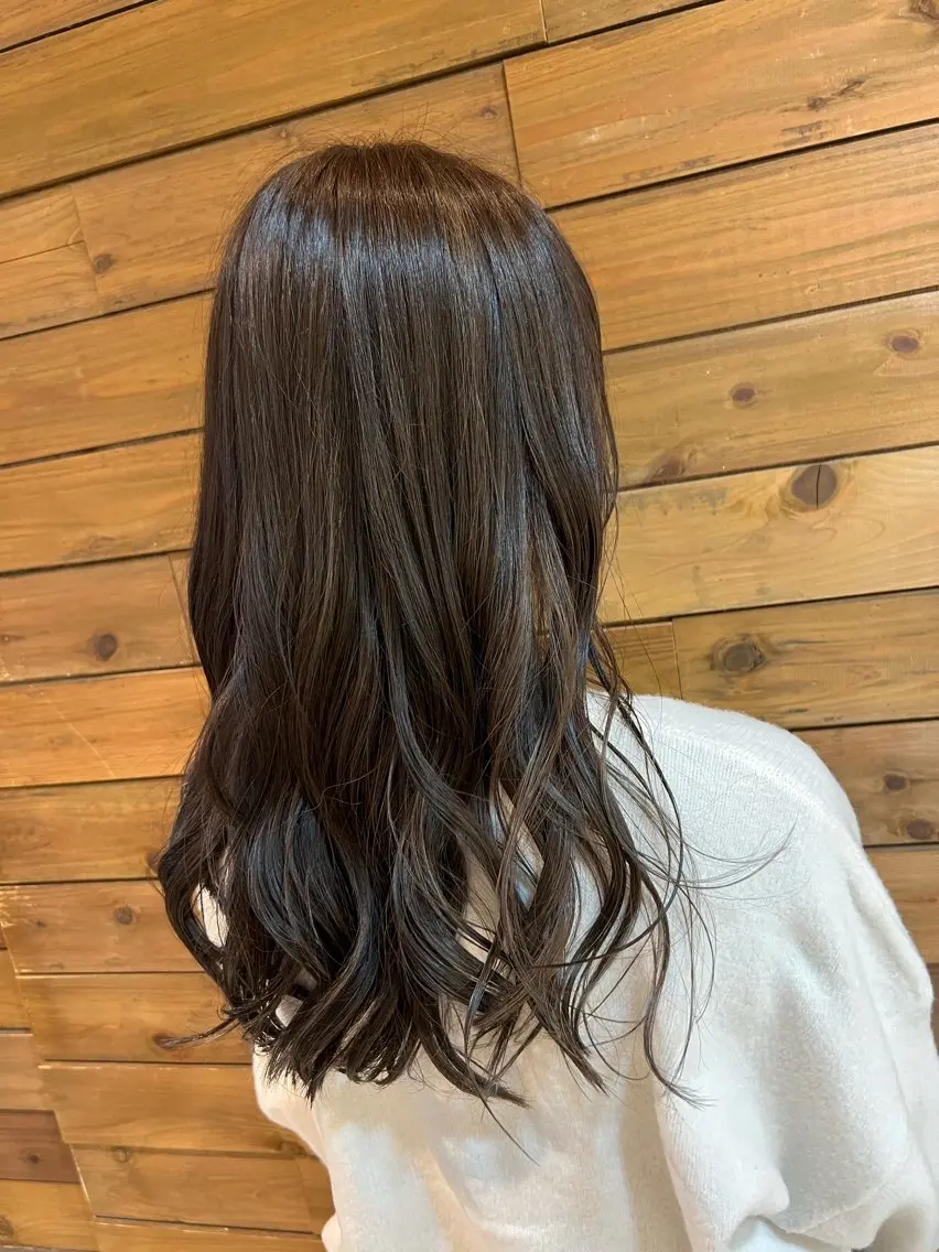ロング カラー ヘアカラー MAI🌸 韓国風style🫧のヘアスタイル