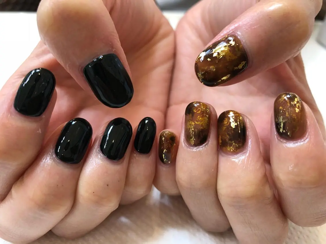 ネイル ハンドネイル umber 三茶1分のネイルデザイン