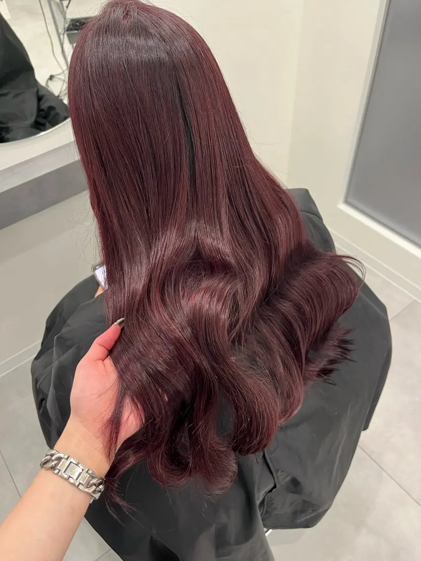 ロング トリートメント ヘアカラー トリートメント XIA AIMIのヘアスタイル
