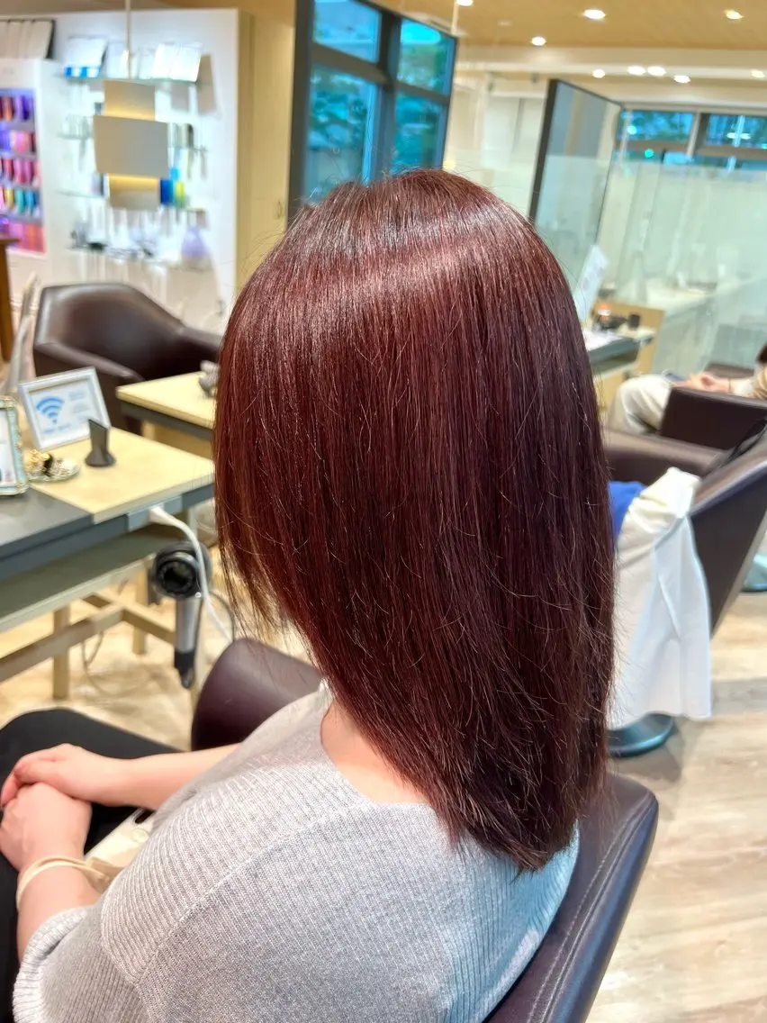 カラー ブラウンカラー ハイライトカラー レッドカラー Rico 🎀のヘアスタイル
