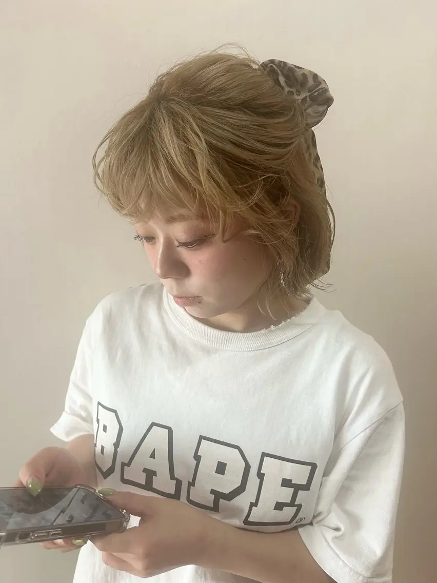 ヘアセット(ハーフアップスタイル)✨️の写真