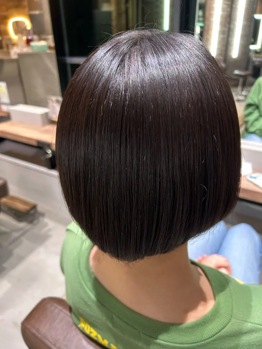 ショート 縮毛矯正 BayShore 🌊amano🐬のヘアスタイル