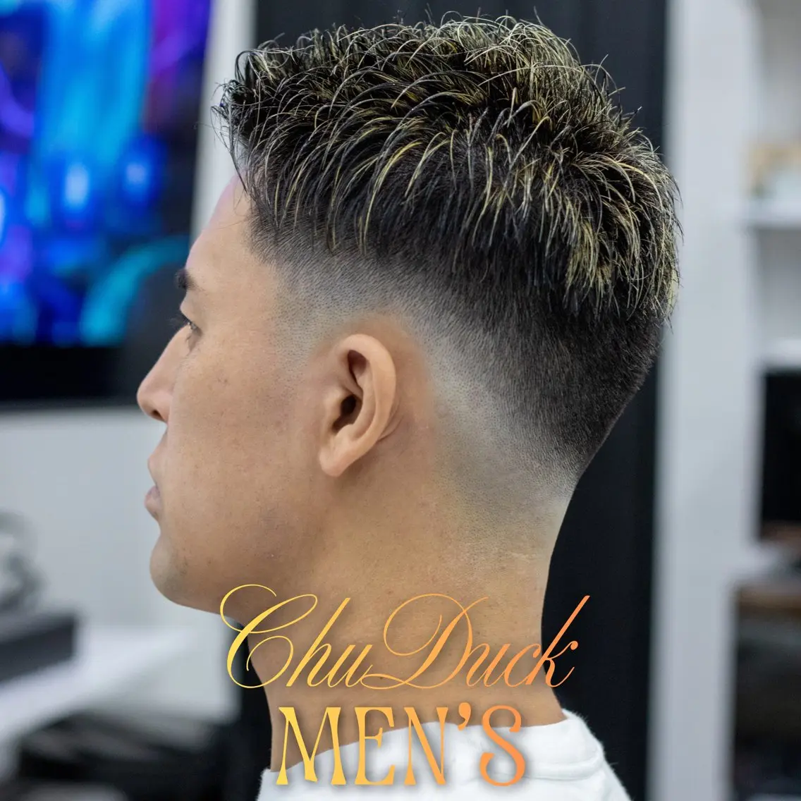 ショート カラー メンズ フェードカット カット フェード×メンズ カット｜SHOTAのヘアスタイル