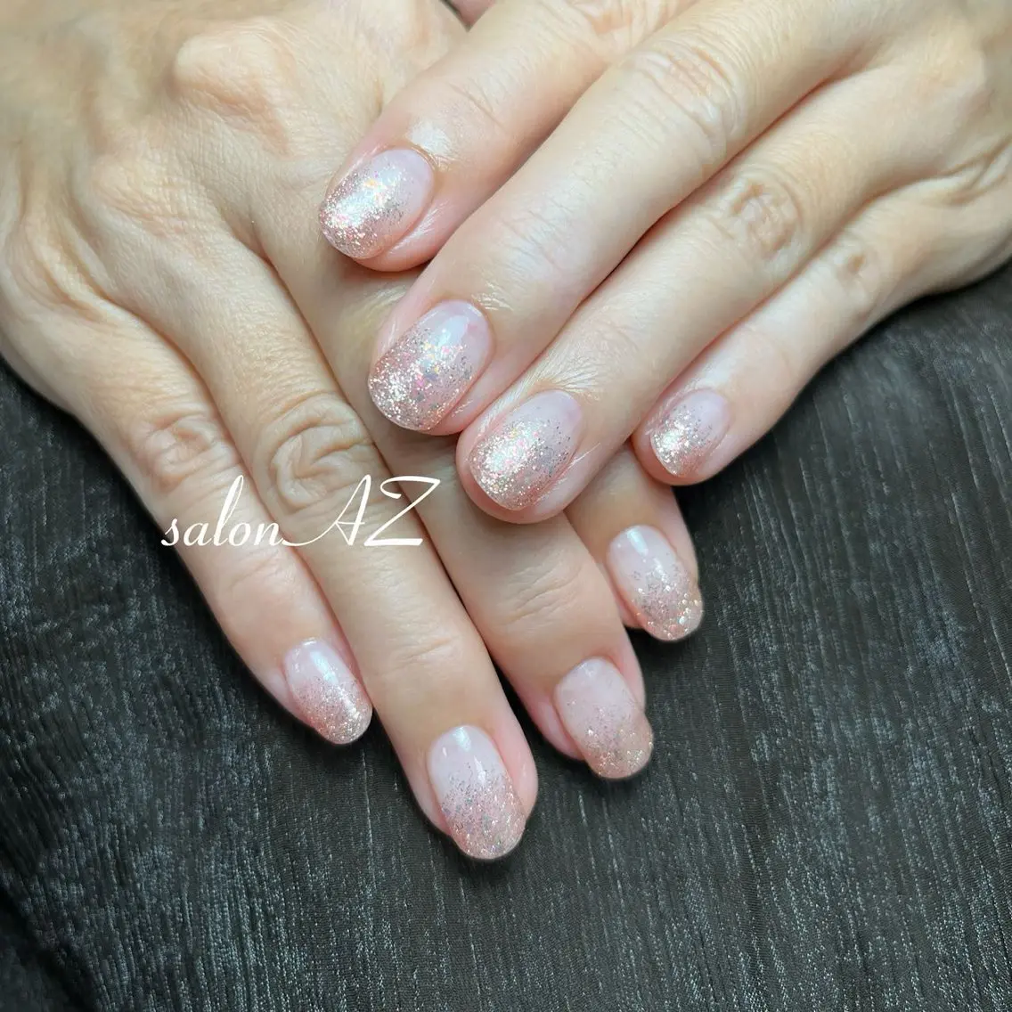 ネイル ラメ(グリッター) ラメグラデーション salon AZのネイルデザイン