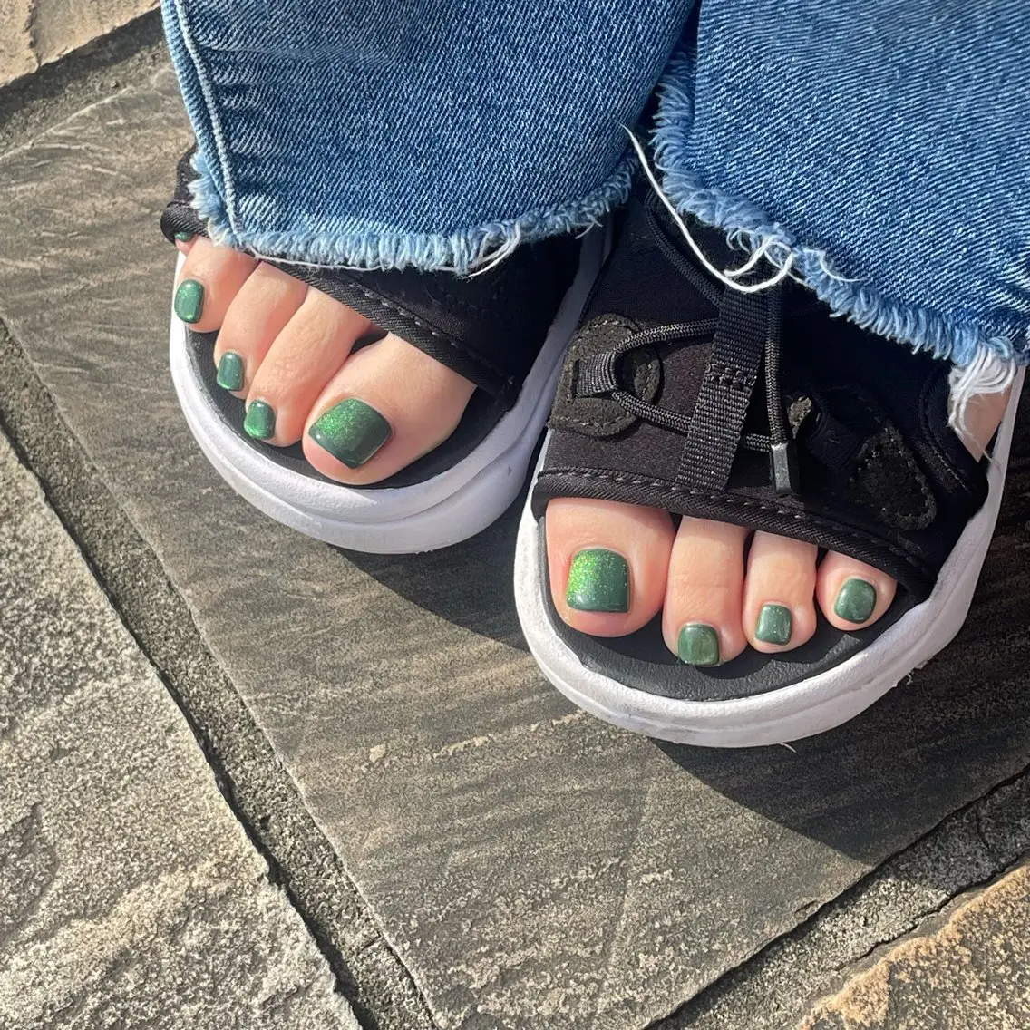 フットネイルマグネットワンカラーの写真