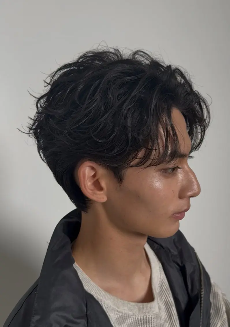 パーマ メンズ カット パーマ 【fifth】立野 涼太のヘアスタイル
