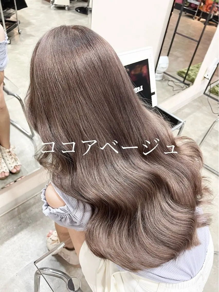 セミロング カット ヘアカラー トリートメント W_SALON ［四条河原町］のヘアスタイル