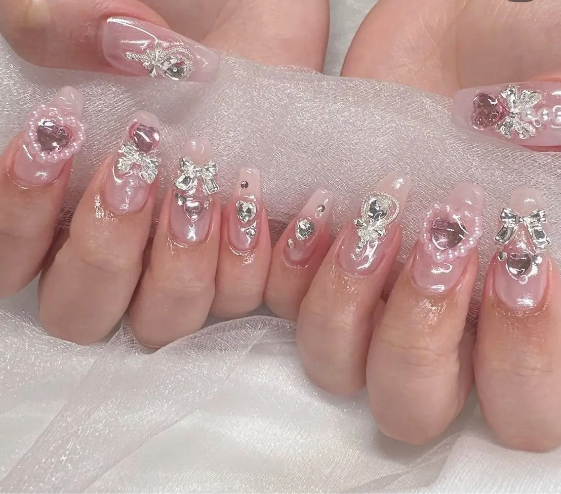 ネイル アートネイル フットネイル ジェルネイル ニュアンスネイル パラジェル 🎀🎀YooLi Nail Salonのネイルデザイン