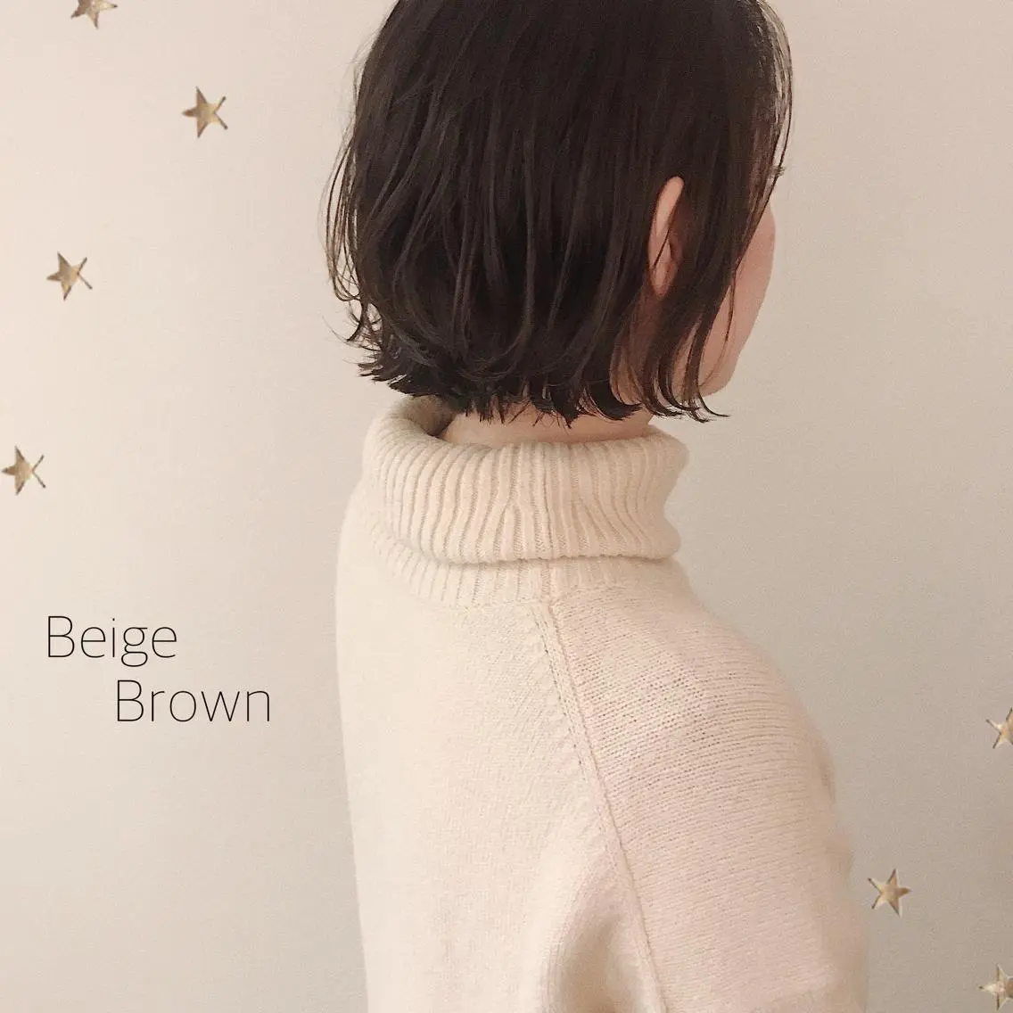 ミディアム カラー カット ヘアカラー 市川 千夏のヘアスタイル
