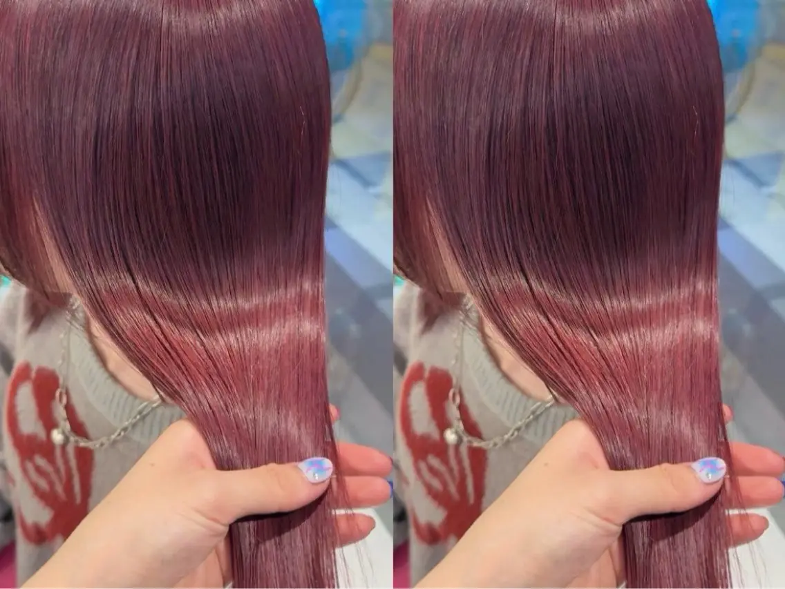 ロング カラー バレイヤージュ ブリーチ ケアブリーチ ダブルカラー イヤリングカラー ヘアカラー 丸山 颯輝斗のヘアスタイル