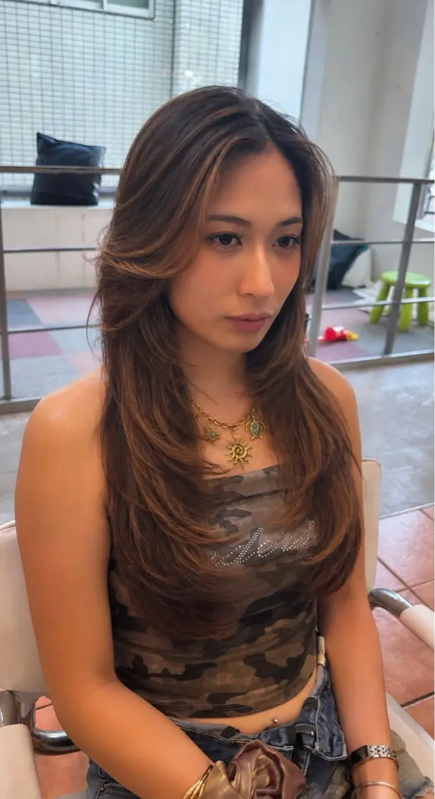 カット 海外レイヤー🇺🇸 ハイライト/sakuのヘアスタイル