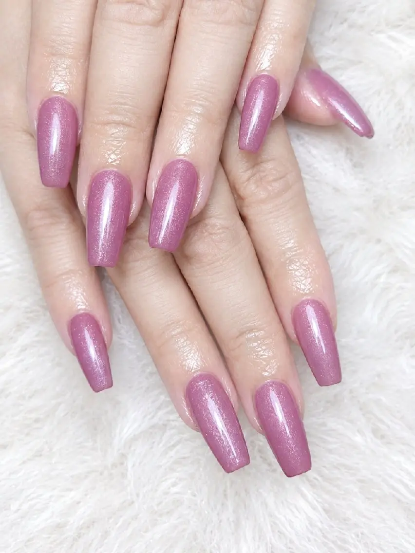 ネイル ワンカラーネイル ピンク スカルプネイル ハンドネイル WB,nail 🤍 KOKORO のネイルデザイン