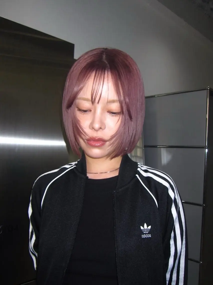 ミディアム ヘアカラー トリートメント トレンド/天神大名 カラー特化/レイヤーのヘアスタイル