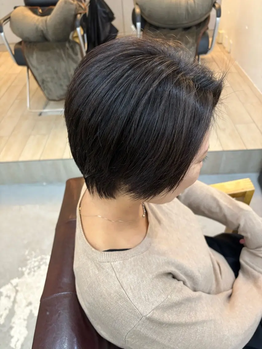 【白髪染め‼️】✨ヘアカラーリタッチ✨の写真