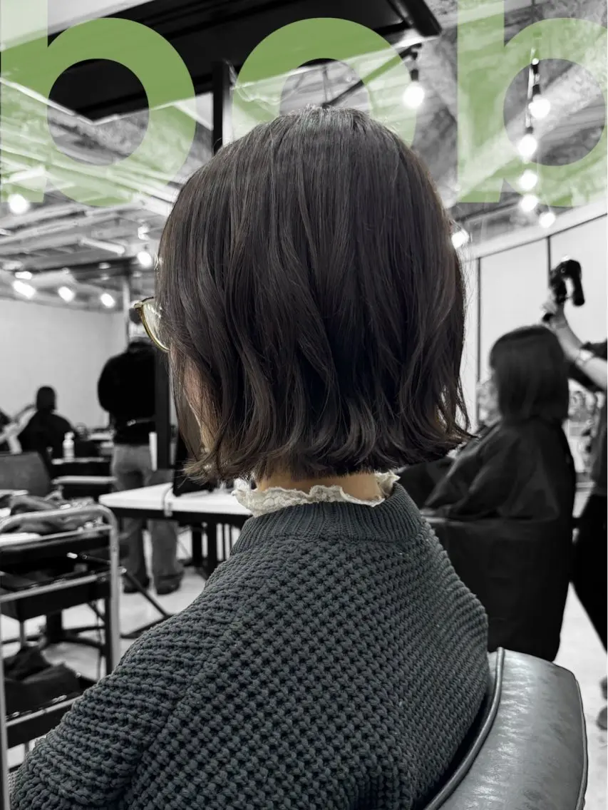 ショート 切りっぱなしボブ ボブ 最高峰ボブ/ 切りっぱなし/田野のヘアスタイル