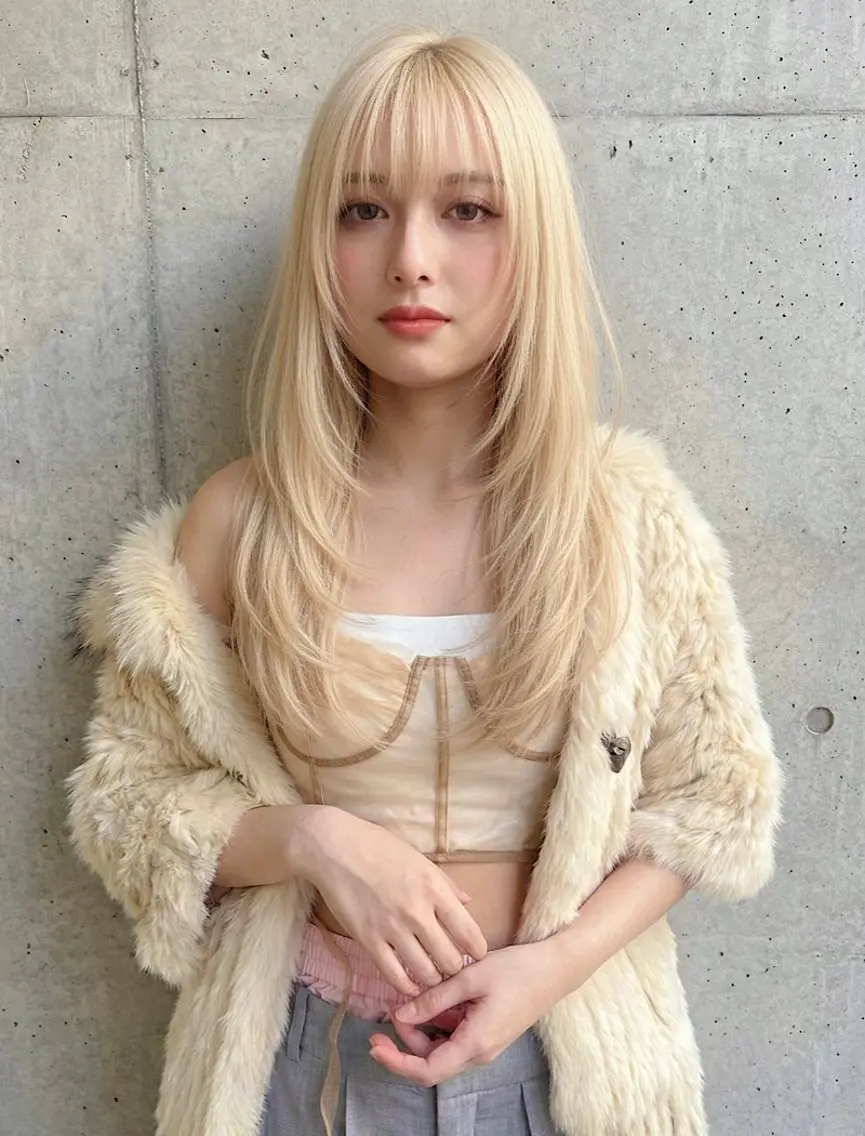 カラー 宝塚南口徒歩2分 ルイスのヘアスタイル