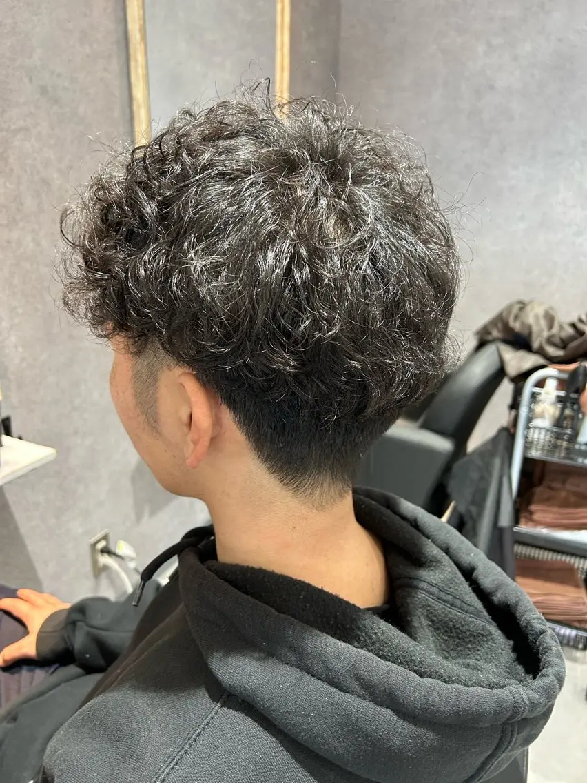ショート パーマ メンズ カット パーマ トリートメント ✨ショートスタイル✨ 山本のヘアスタイル