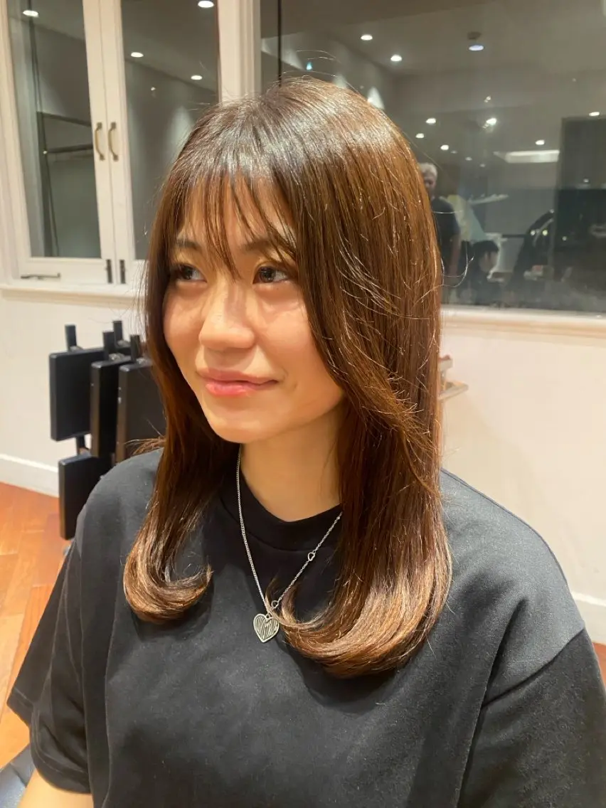 ミディアム パーマ パーマ 🫧Miyu カットモデル募集🫧のヘアスタイル