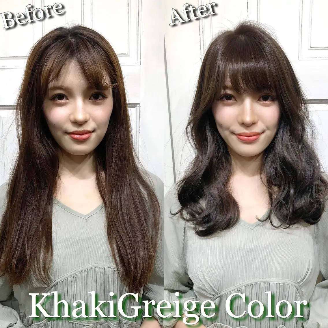 セミロング カラー Soleria 田中慎一のヘアスタイル