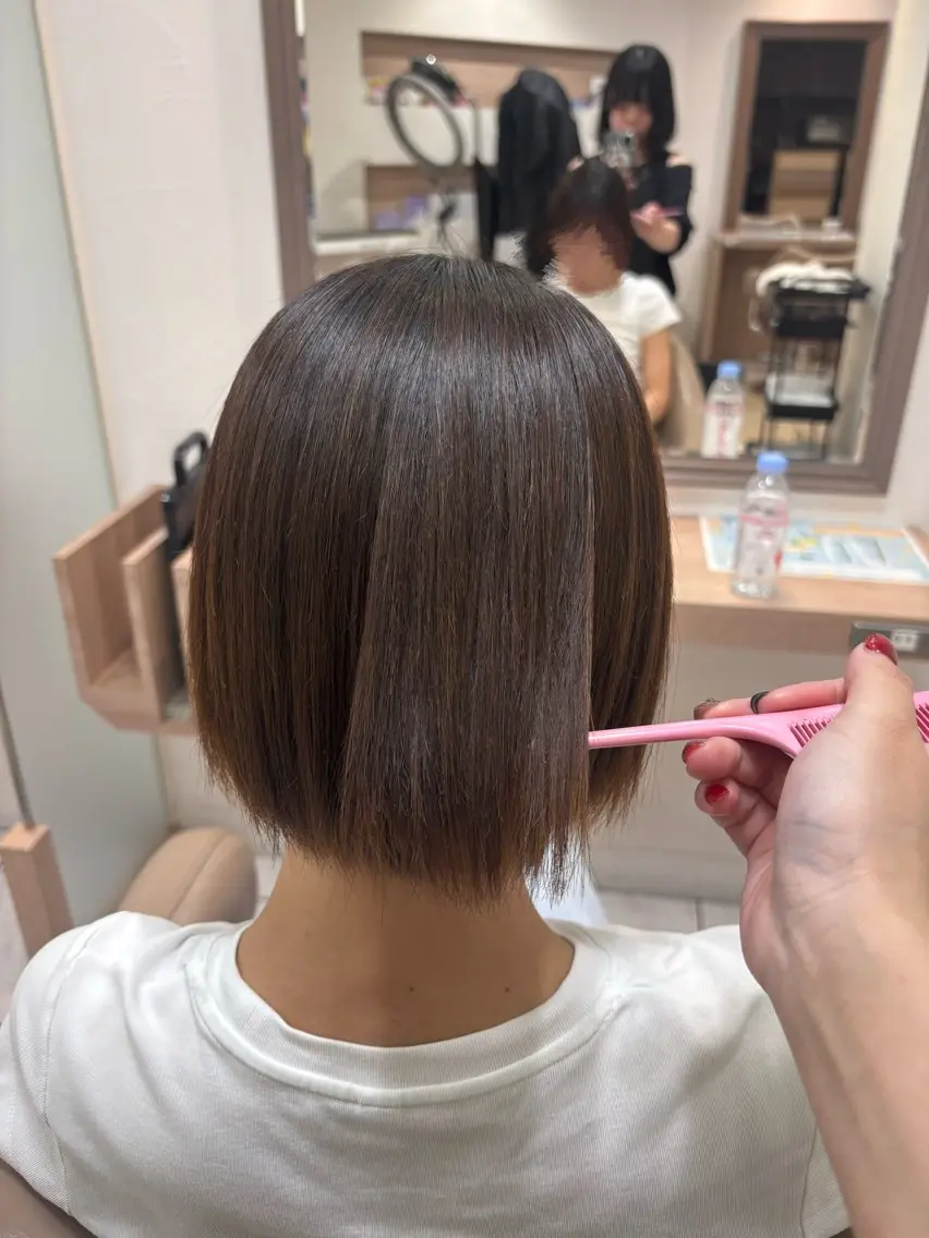 ショート 縮毛矯正 🍒Ash国立 阿部妃南🍒のヘアスタイル