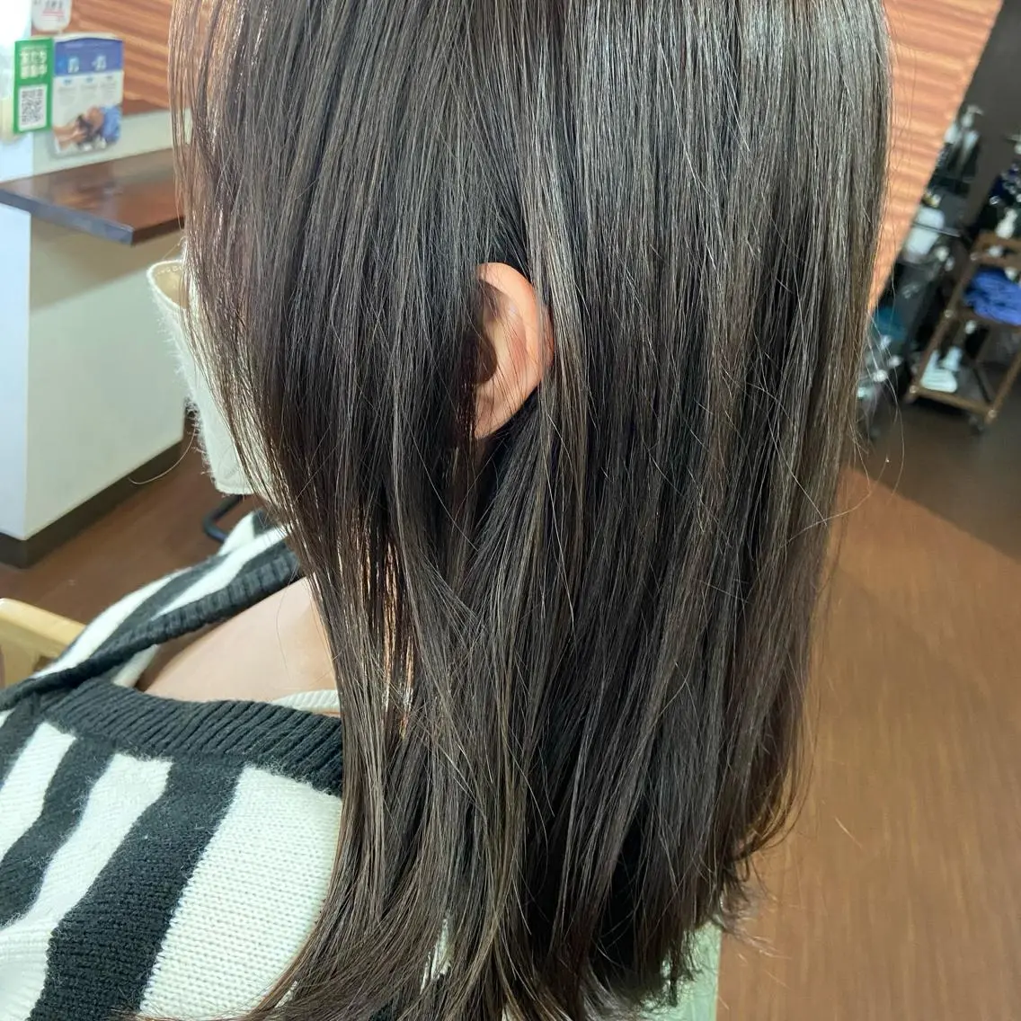 セミロング カラー 💜推しインナー カラー/菊池柊真💜のヘアスタイル