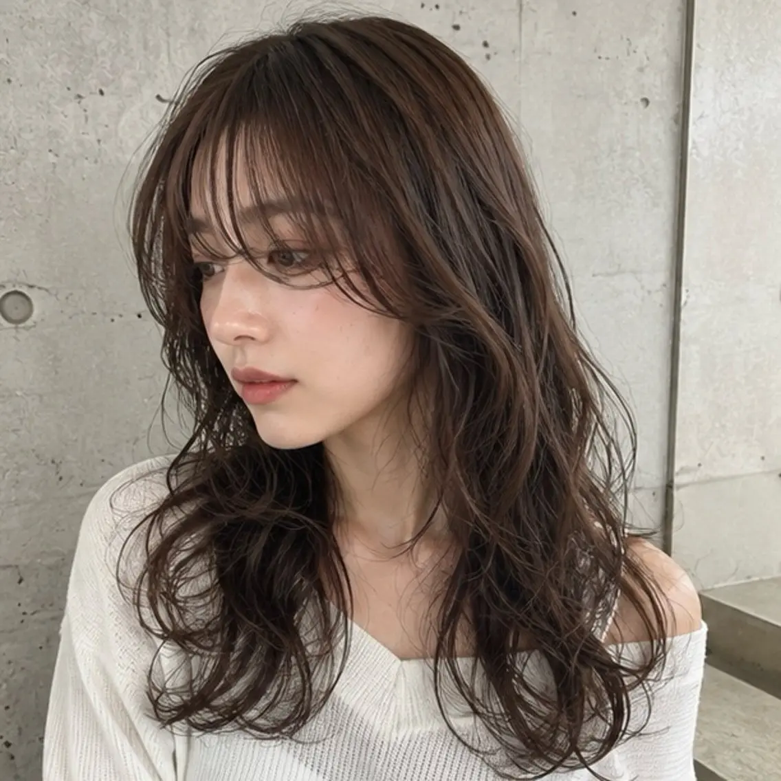 【✨️髪が乾いてもしっかりカール感が欲しい方はこちら✨️】レディースカット+デジタルパーマ🌿の写真