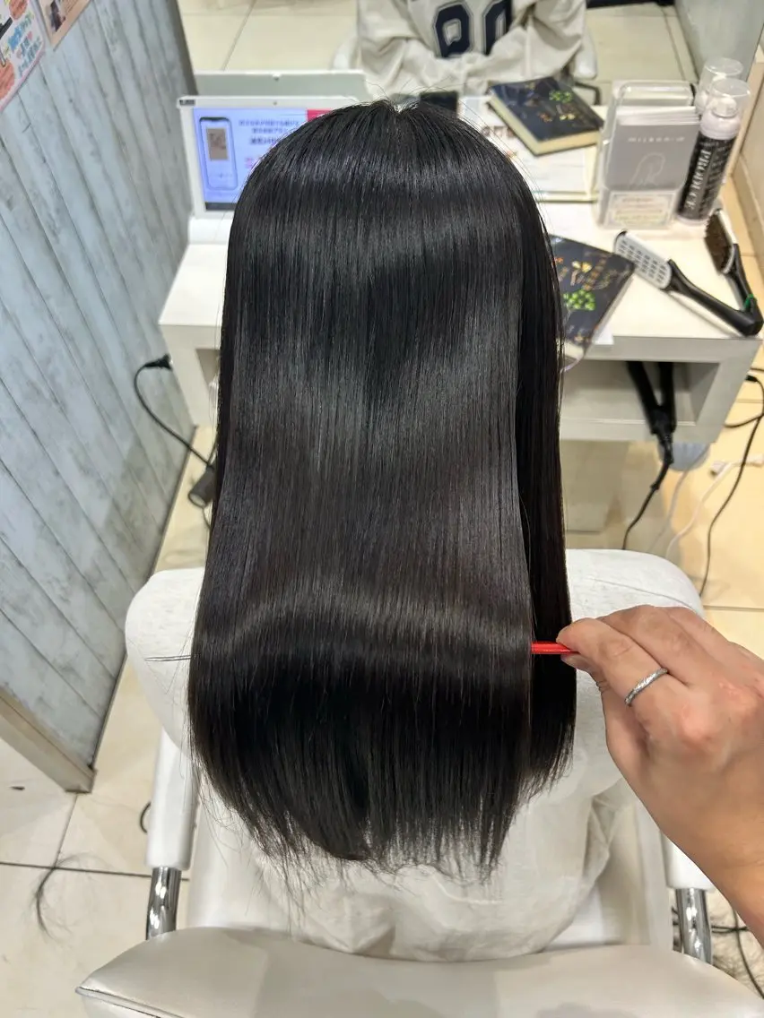ロング カット ヘアカラー トリートメント 【髪質改善カラー】 瀧田嵐士🇰🇷のヘアスタイル