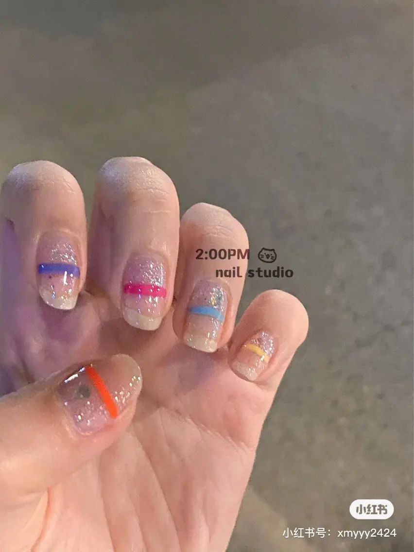 【自爪短い爪に似合うシンプルデザイン(オフなし)】持ち込みok!の写真