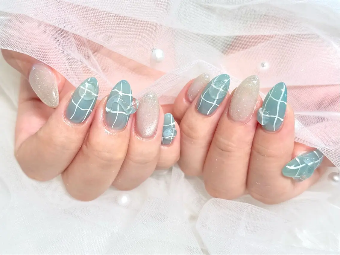 ネイル ハンドネイル 🫧Rio🫧ネイル /渋谷🫧ワンホンのネイルデザイン