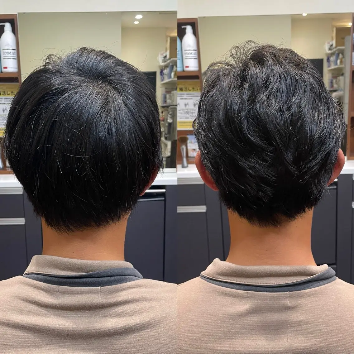 ショート パーマ カット パーマ 💈トレサンパ 💈金山駅✂︎愛実のヘアスタイル
