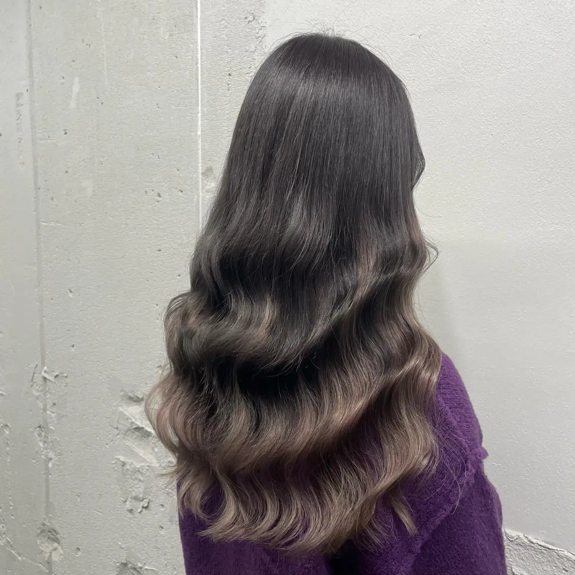ロング カラー シールエクステ バレイヤージュ ミストバング ダブルカラー  フェイスフレーミング ヘアカラー エクステ 🧡艶髪/エクステ 🫧🧡YUKI❄️のヘアスタイル