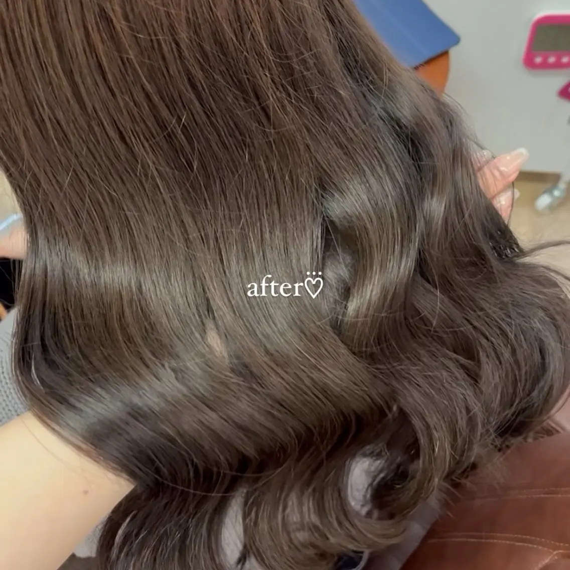 【ご新規様限定✨】うる艶カラー+カット+ケアトリートメント☁️🩰 𓍲の写真