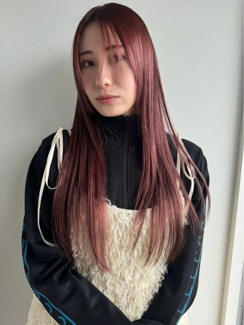 ブリーチなしダブルカラーの写真