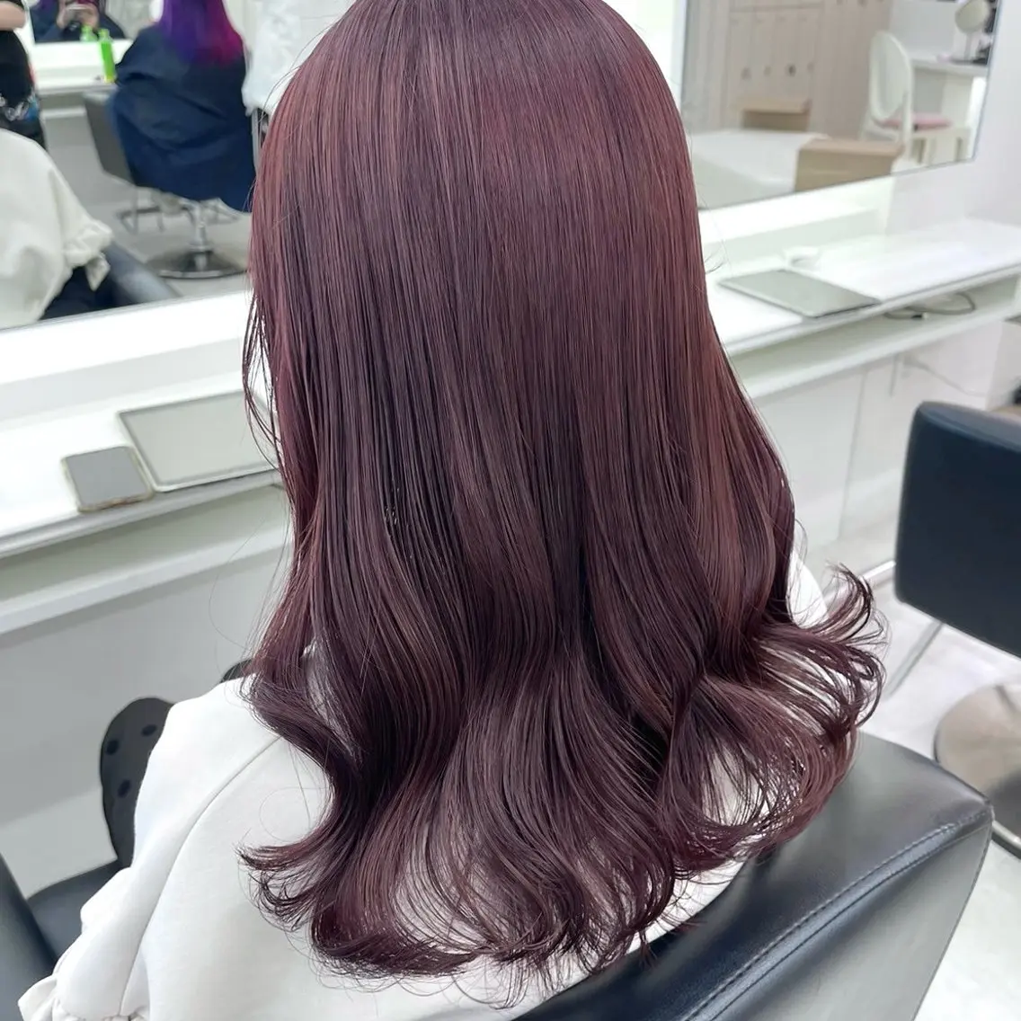 ロング カラー ロング カット ヘアカラー ParveMix 🪽鳥取彩花のヘアスタイル