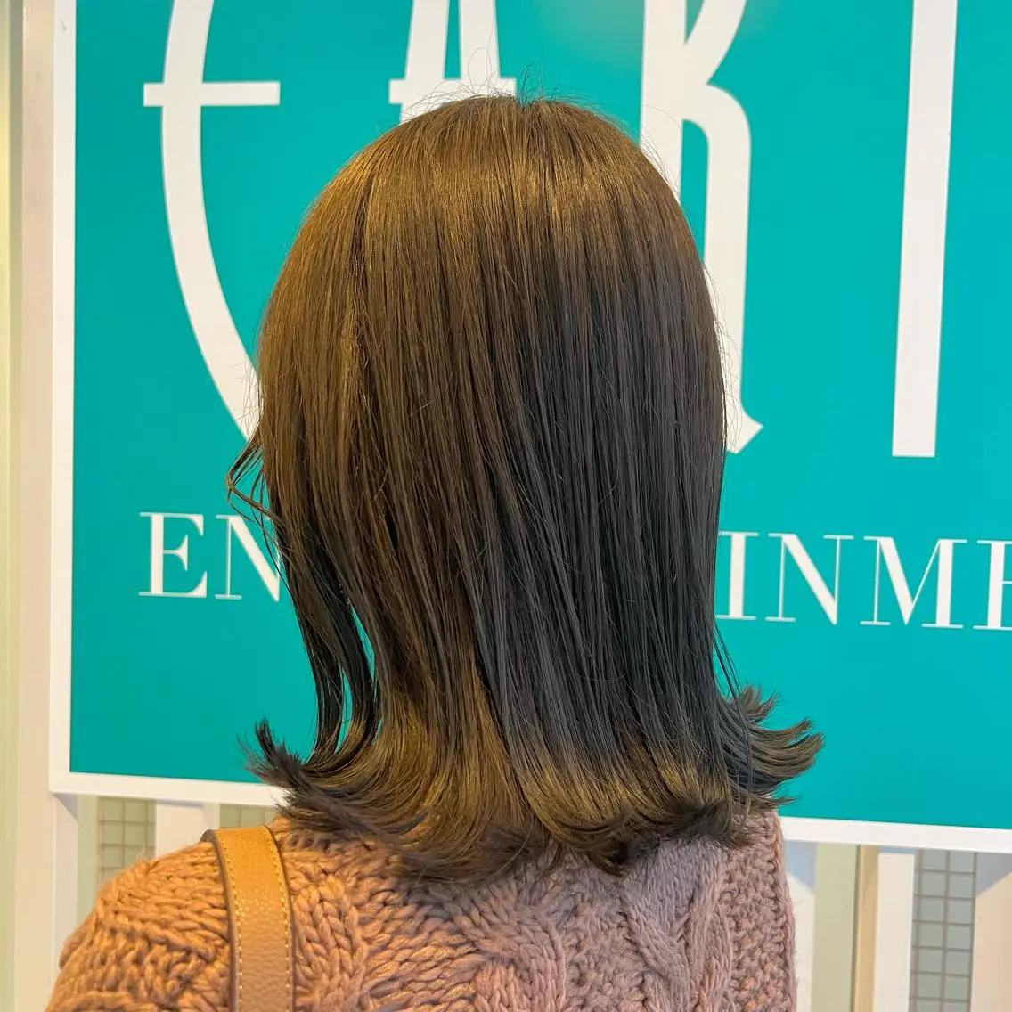 ミディアム カラー 透明感カラー グレージュ カット ヘアカラー stylist 🐶内藤 成香のヘアスタイル