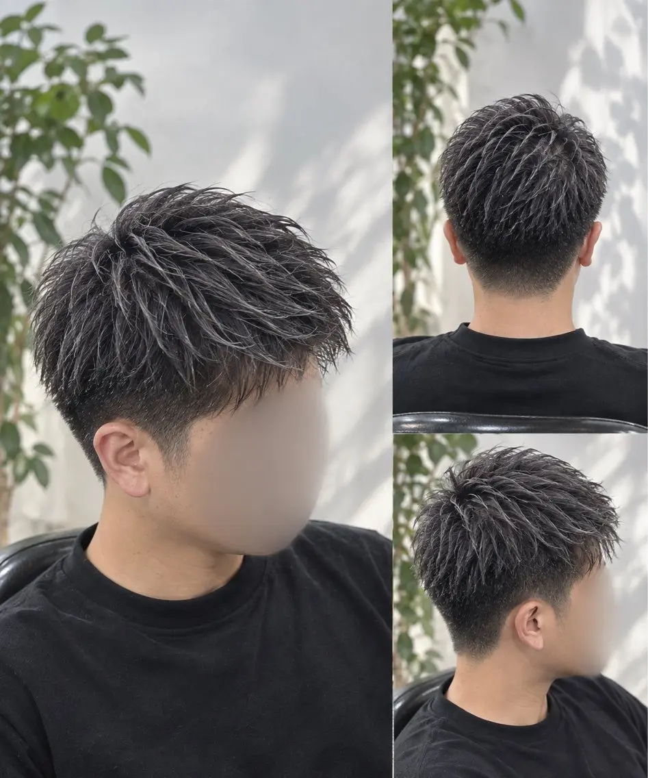 ショート カラー メンズ カット ヘアカラー 理容室💈/メンズ /ヘッドスパ💪ゆかのヘアスタイル