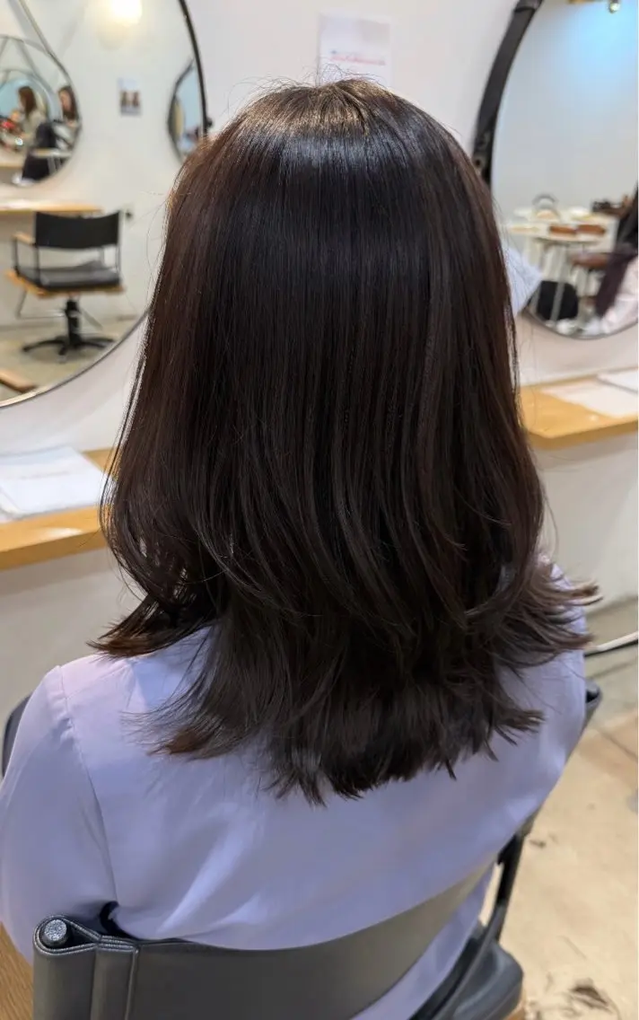 ミディアム カット Lolonois梅田 /Okazaki:)のヘアスタイル