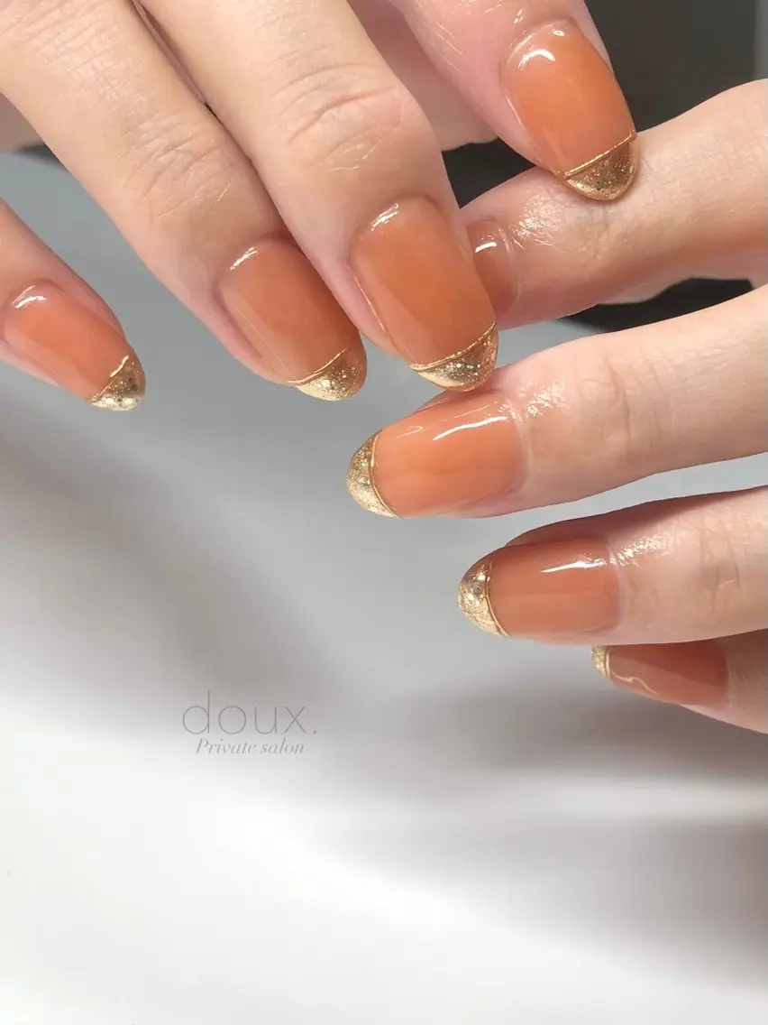 ネイル フレンチネイル 韓国ネイル ミラーネイル ニュアンスネイル オフィスネイル doux. nailのネイルデザイン