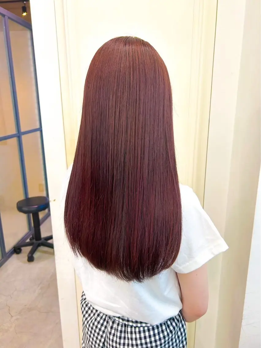 カラー Haruka🐈‍⬛ 暖色・艶カラーのヘアスタイル