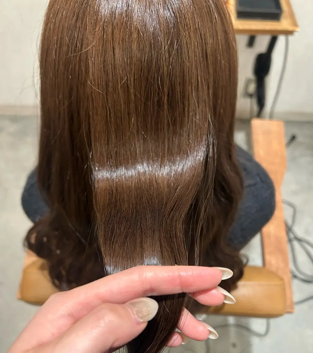 🎀学生限定🎀ダメージレスでワンカラー+トリートメント✨(+長さ料金)※高校生、大学生のみの写真