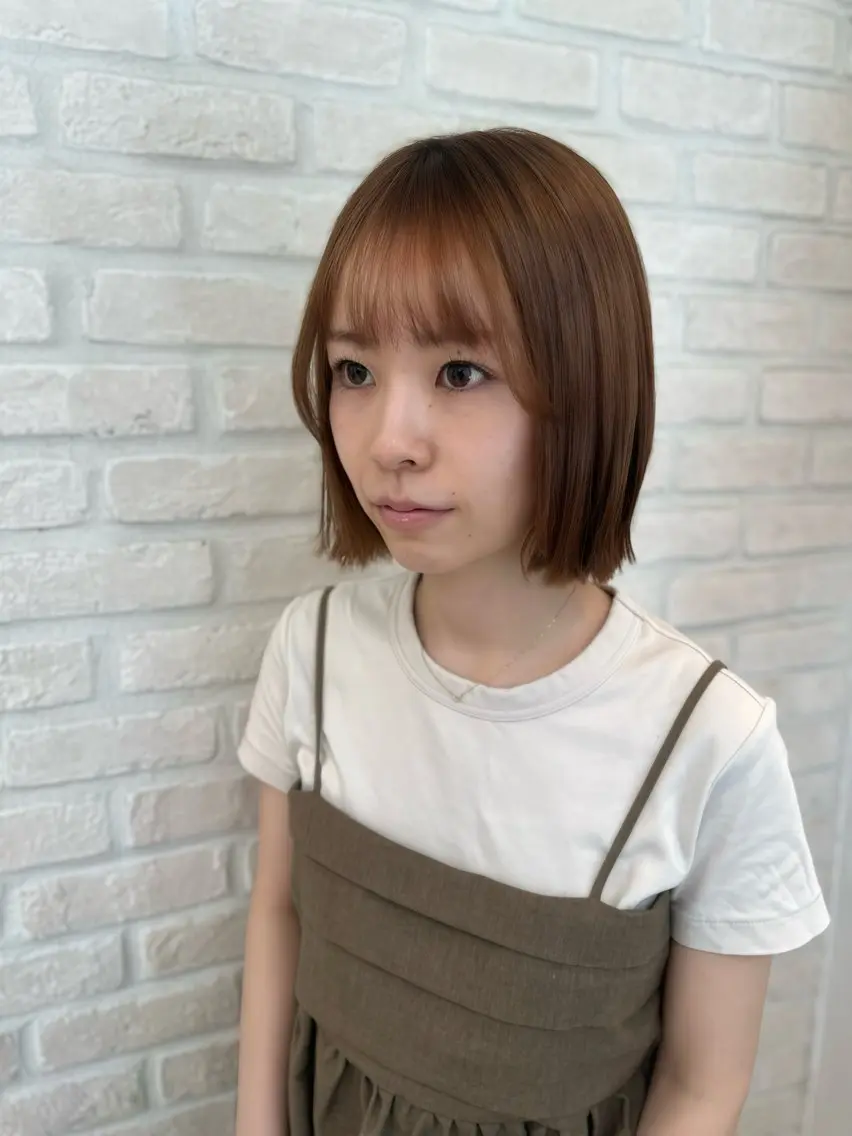 ショート 切りっぱなしボブ ショートボブ ベリーショート ボブ レイヤーカット ︎︎☁🧺チヒロ モデル募集🧺︎︎☁のヘアスタイル