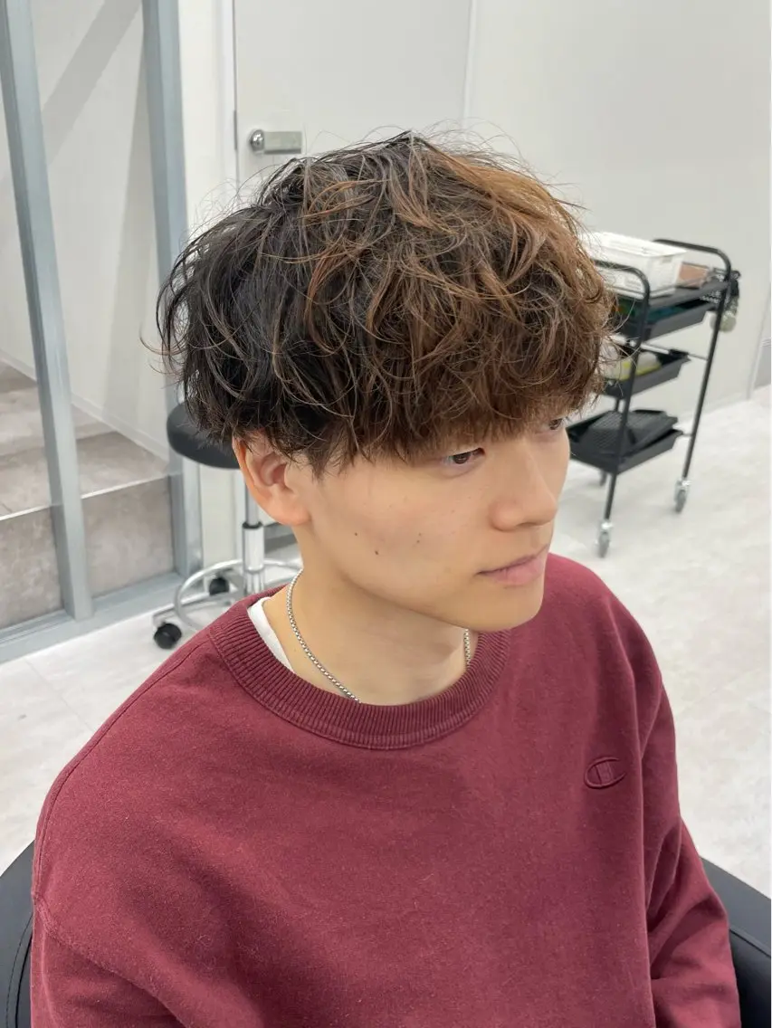 パーマ メンズ メンズパーマ ニュアンスパーマ 福永速人 /メンズパーマのヘアスタイル